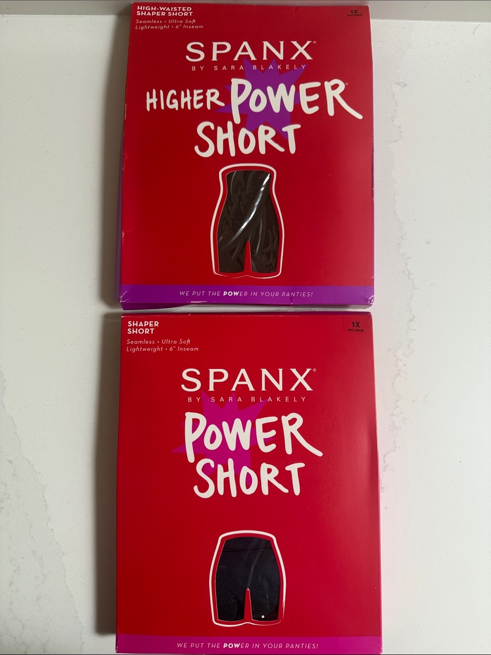 SPANX Power Short & Higher Power Short - 2 items - Black